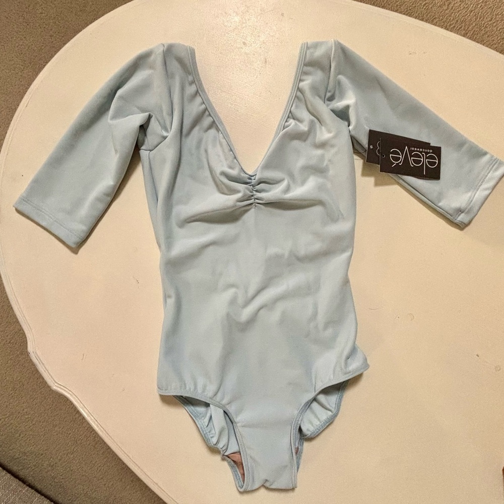 Eleve Dancewear Powder Blue Leotard, NWT size small